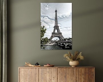 France, Paris, Eiffel Tower 2 by Anouschka Hendriks