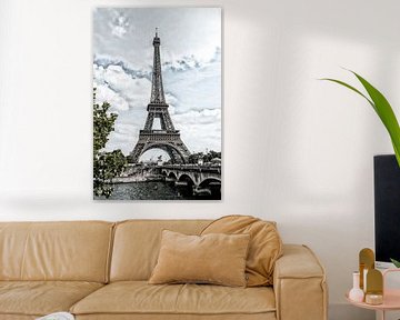 Frankrijk, Parijs, Eiffeltoren 2 van Anouschka Hendriks