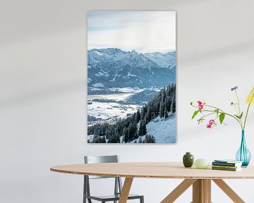 winterliche Landschaft im Allgäu von Leo Schindzielorz