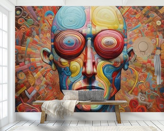 Example of the artwork in a room