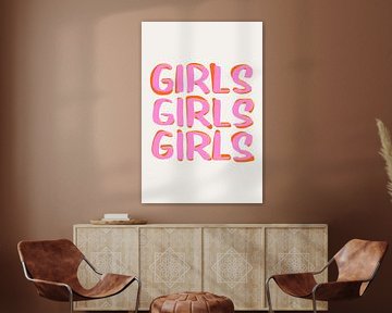 Pop Art - Meisjes, Meisjes, Meisjes van Malou Studio