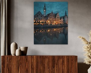 Graslei, Ghent by Adriaan Conickx