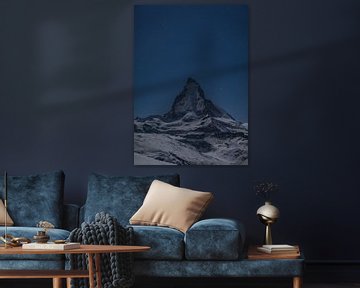 Matterhorn 's nachts - Zermatt, Zwitserland van Pascal Sigrist - Landscape Photography