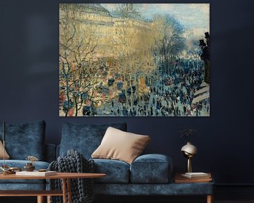 Le boulevard des Capucines, Claude Monet