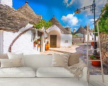 Trulli of Alberobello. Puglia, Italy. by Stefano Orazzini