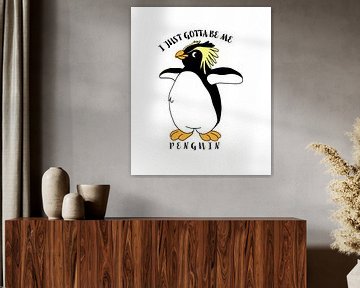 Lieve kleine pinguïn Ik moet gewoon van ArtDesign by KBK