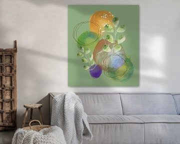 Botanical colors van Gisela - Art for you