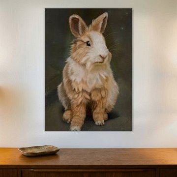 Mignon lapin rustique