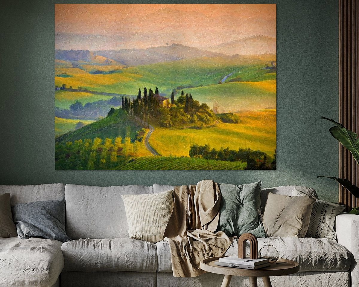 Example of the artwork in a room
