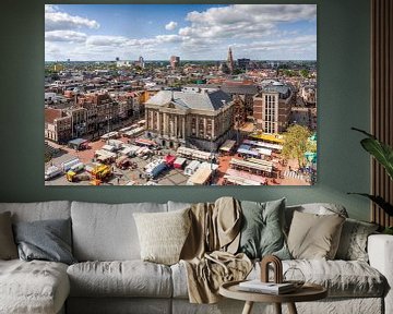 Uitzicht op Groningen van Frenk Volt