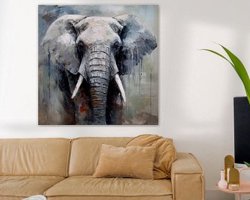 Afrikaanse olifant van Peet de Rouw