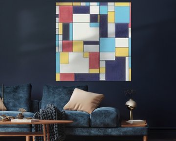 Mondriaan geometrie 2.0 van Niek Traas