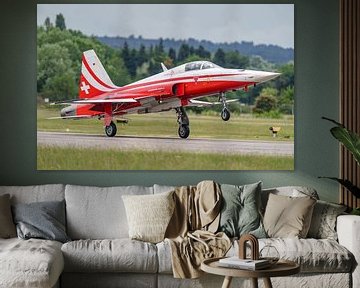 Northrop F-5E Tiger II de la Patrouille de Suisse. sur Jaap van den Berg