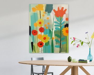 Bunte Blumen "Flower power" von Studio Allee