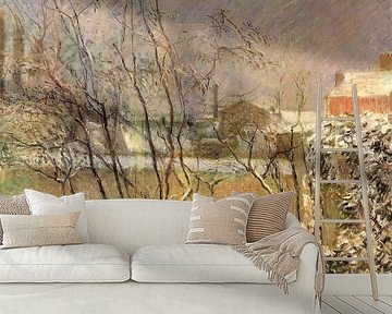 Garten im Schnee, Paul Gauguin - 1883