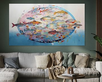 Poissons nageurs sur Artsy