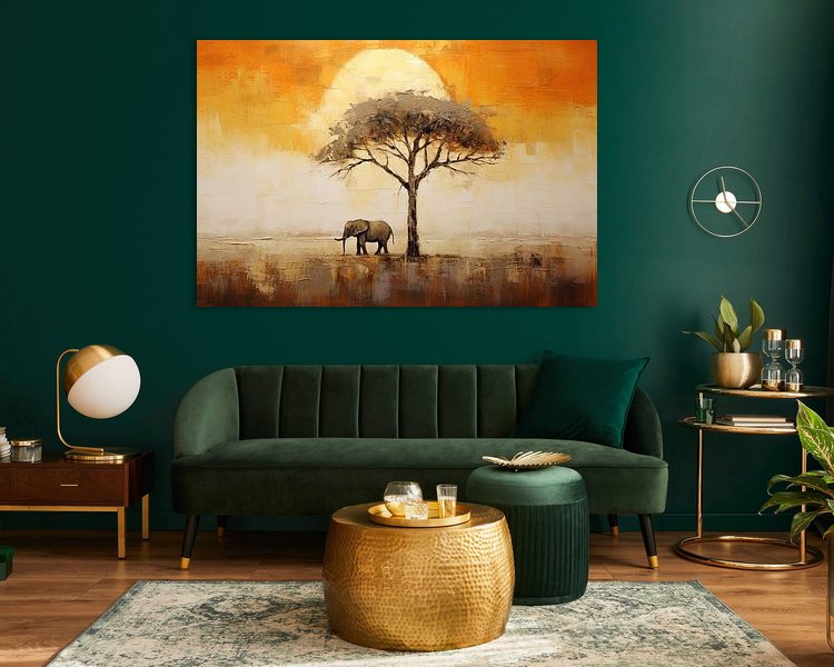 Example of the artwork in a room