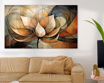 Lotus Abstract by Jacky