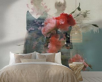 Vintage-Collage "Blumen" von Studio Allee