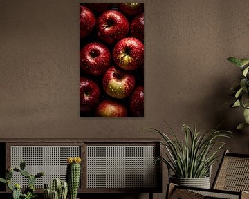 Fresh apples from above by Studio XII