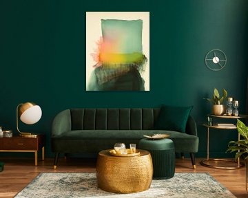 Modern abstract in pastel colours by Studio Allee