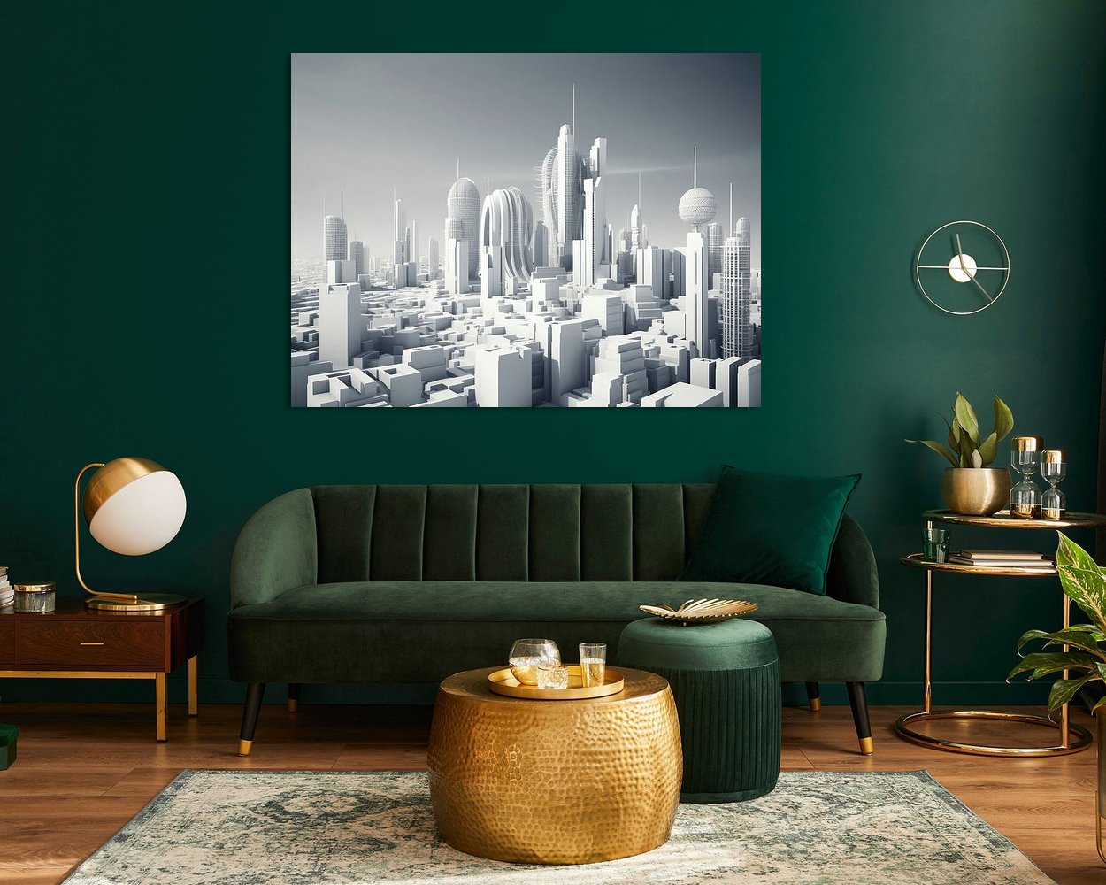 Example of the artwork in a room