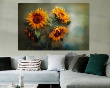 Sonnenblumen von Joriali Abstrakt und digitale Kunst