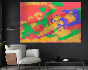 kleurrijke abstracte achtergrond van Thomas Heitz