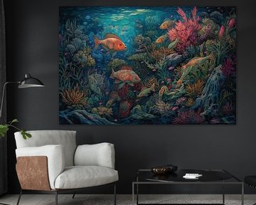 Peinture de poisson | Peinture de poisson sur Tableaux ARTEO