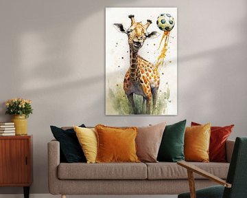 Giraffe van Peter Roder