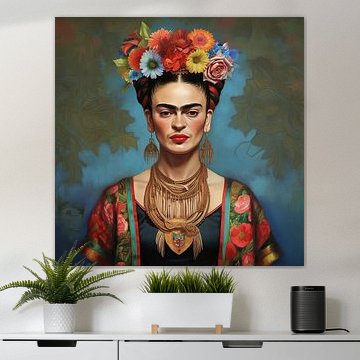 Porträtmalerei Frida - Gemälde Frida