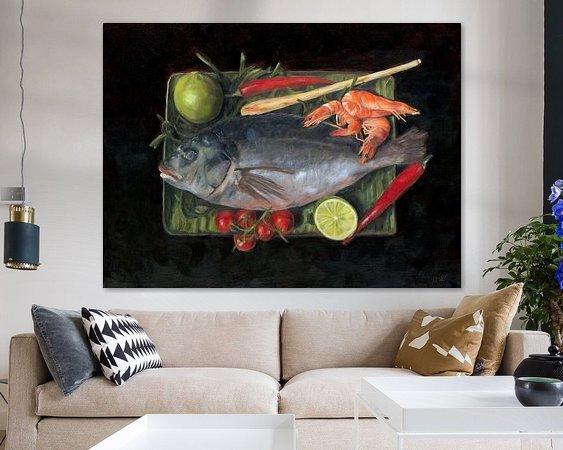 Example of the artwork in a room