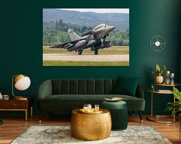 Landing Armée de l'Air Dassault Rafale B. by Jaap van den Berg