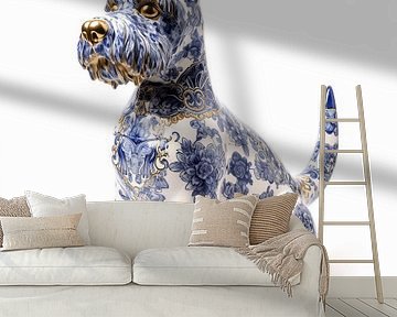 Dwergschnauzer Delft Blue van Dunto Venaar