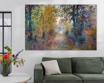 In het bos, Pierre-Auguste Renoir - Brede versie