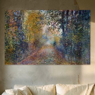 In den Wäldern, Pierre-Auguste Renoir - Breite Version von Masters Revisited