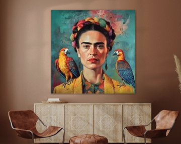 Portrait of Friday Kahlo by Artsy