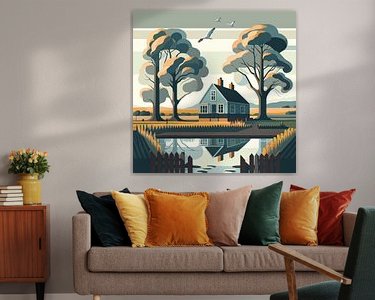 Example of the artwork in a room