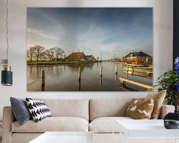 Bauernhof, Wasser und Boot... ein typisch friesisches Bild von KB Design & Photography (Karen Brouwer)