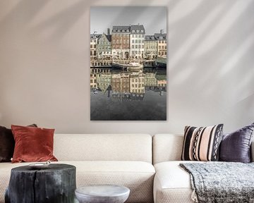 COPENHAGEN VINTAGE Helder water in Nyhavn van Melanie Viola