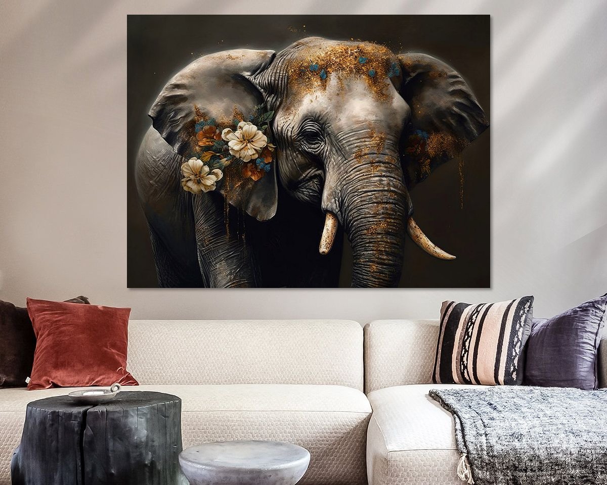 Example of the artwork in a room