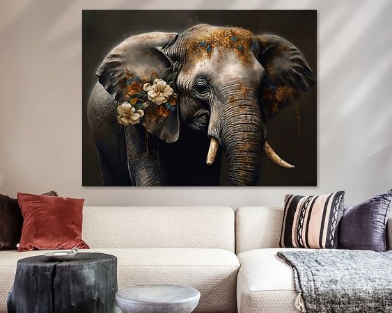 Example of the artwork in a room