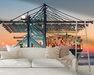 Maersk-Containerschiff Rotterdam von Ramon Kok