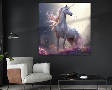 Unicorn Painting Unicorn by Blikvanger Schilderijen
