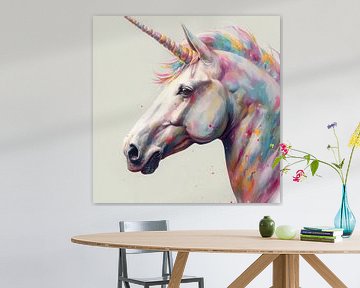 Unicorn painted by Studio Blikvangers