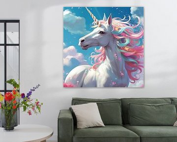 Unicorn Rainbow Painting by Studio Blikvangers