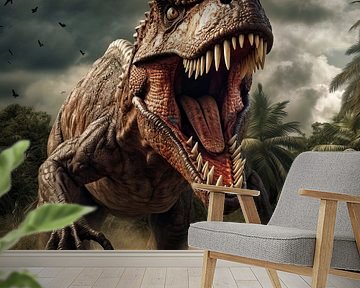 T-REX Dino Poster van Blikvanger Schilderijen