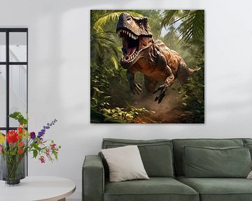 Dinosaurus T-Rex Poster van Blikvanger Schilderijen