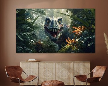Monster Poster T-Rex by Blikvanger Schilderijen