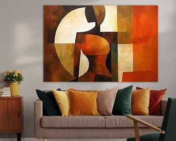 Painting Woman - Abstract painting by Wonderful Art